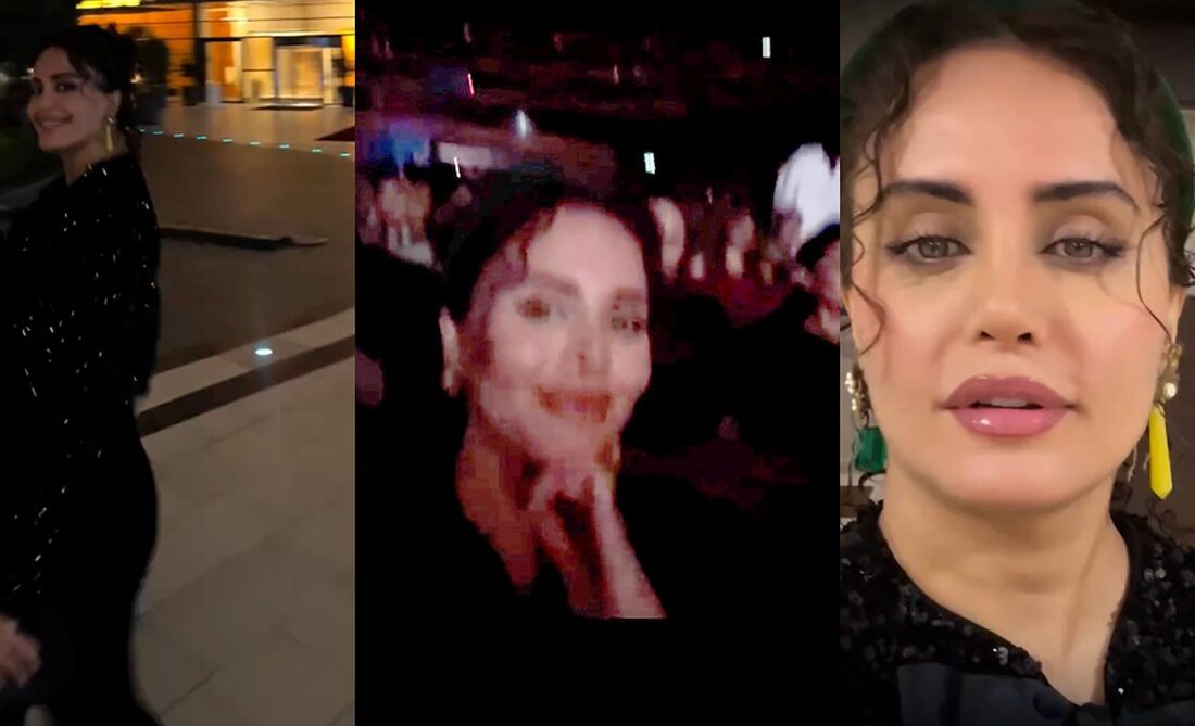 ویدیوی الناز شاکردوست از حضور بیحجاب در برنامه مهران مدیری