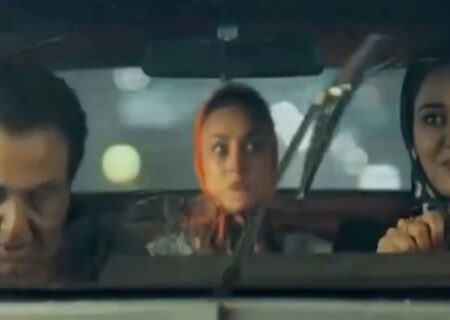 رضا عطاران مقابل آزاده صمدی و پریناز ایزدیار ضایع شد