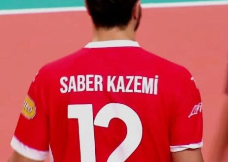 «صابر کاظمی» در لیگ والیبال ترکیه + عکس