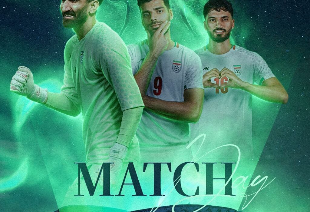 پوستر دیدار امروز تیم ملی ایران مقابل ازبکستان