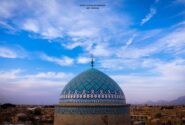 گنبد زیبای امامزاده رکن‌الدین در یزد