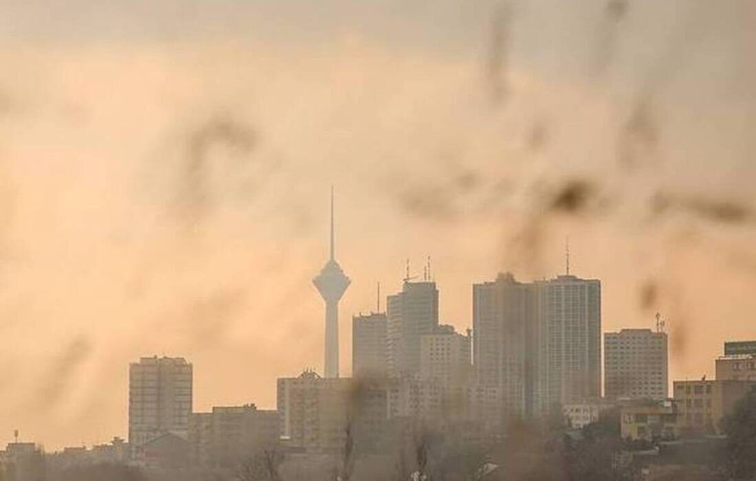 وضعیت هوای تهران قرمز شد