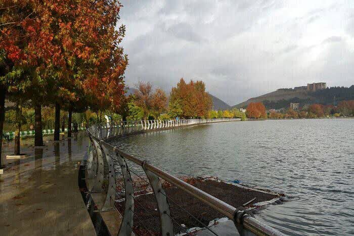 حالوهوای دریاچه «کیو» بعد از باران