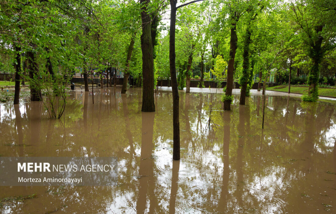 سیلاب شهرک هزارانی آبدانان