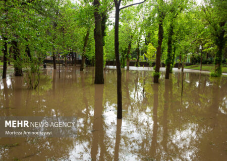 سیلاب شهرک هزارانی آبدانان