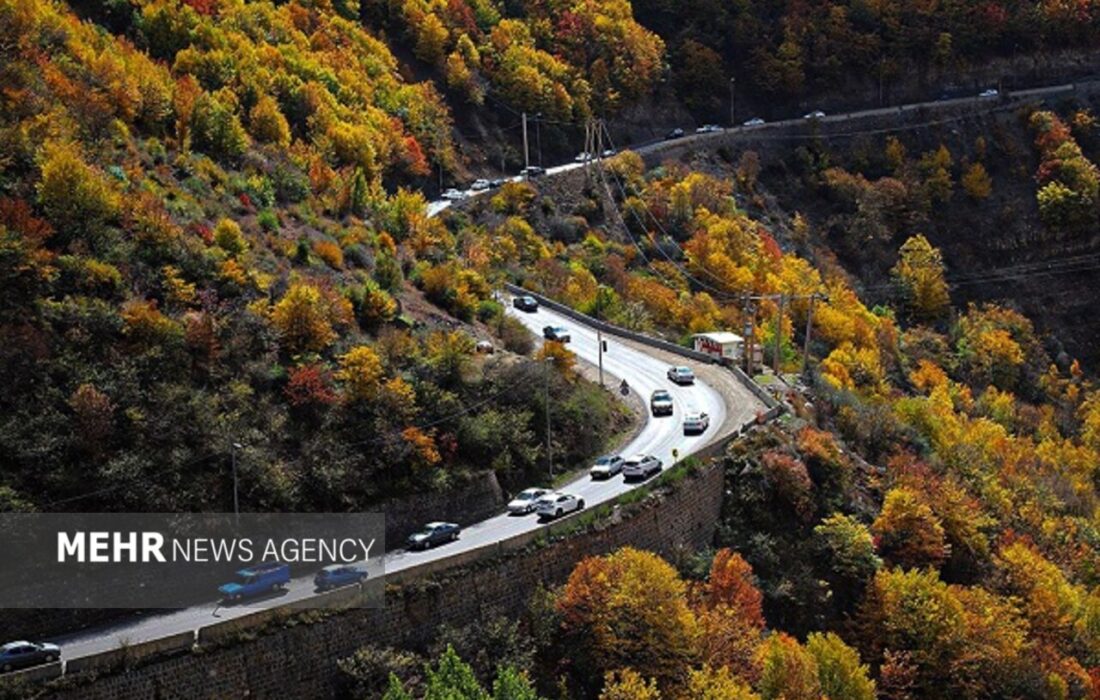 جاده چالوس یکطرفه شد