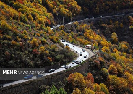 جاده چالوس یکطرفه شد
