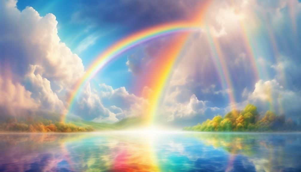 تعبیر خواب رنگین‌کمان: پلی از امید و معنویت در جهان رؤیا