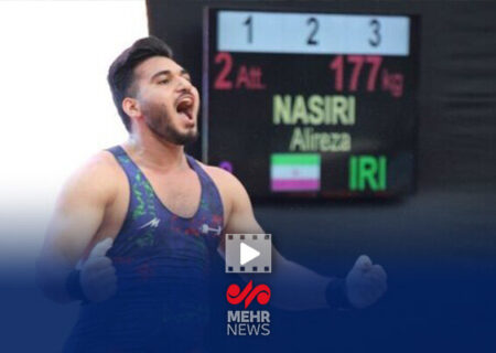 علیرضا نصیری در دو ضرب مدال نقره گرفت