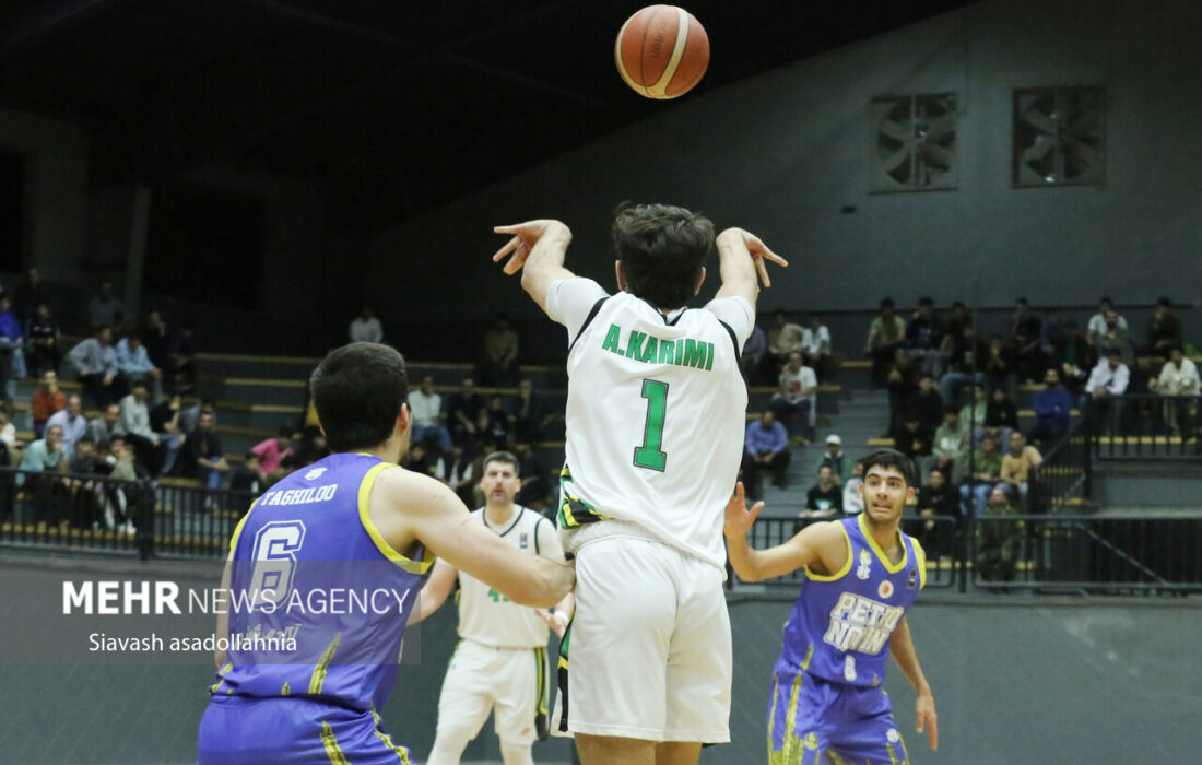 دومین پیروزی پیاپی نماینده ایران در بسکتبال غرب آسیا
