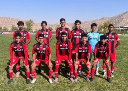 فولاد هرمزگان قهرمان نیم‌فصل لیگ فوتبال نونهالان شد