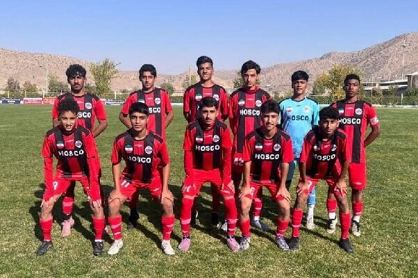 فولاد هرمزگان قهرمان نیمفصل لیگ فوتبال نونهالان شد