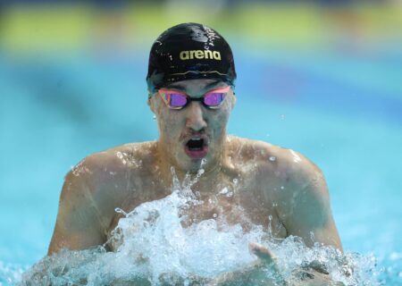 مهدی‌زاده در شنای ۵۰ متر قورباغه پنجم شد