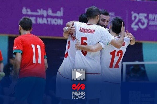 خلاصه فوتسال ایران ۵ – ۰ مراکش / قهرمانی شاگردان شمسایی در ریاض