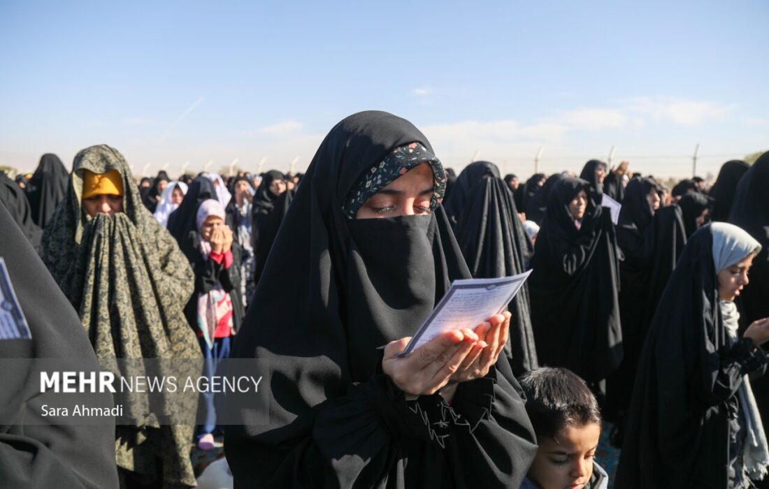 اقامه نماز باران در مشهد