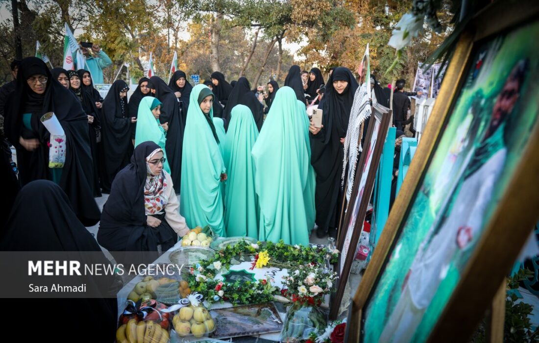 مراسم سومین سالگرد شهدای امنیت در مشهد