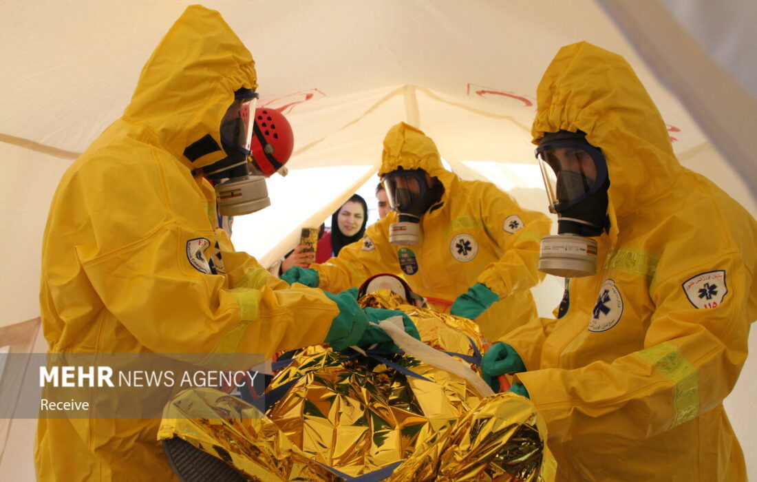 مانور تمامعیار زلزله و مخاطرات ترکیبی در همدان