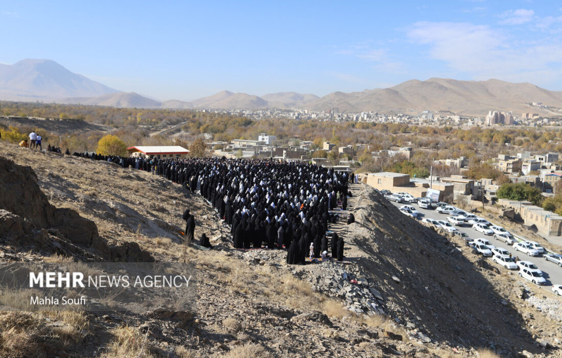 اقامه نماز باران در اراک