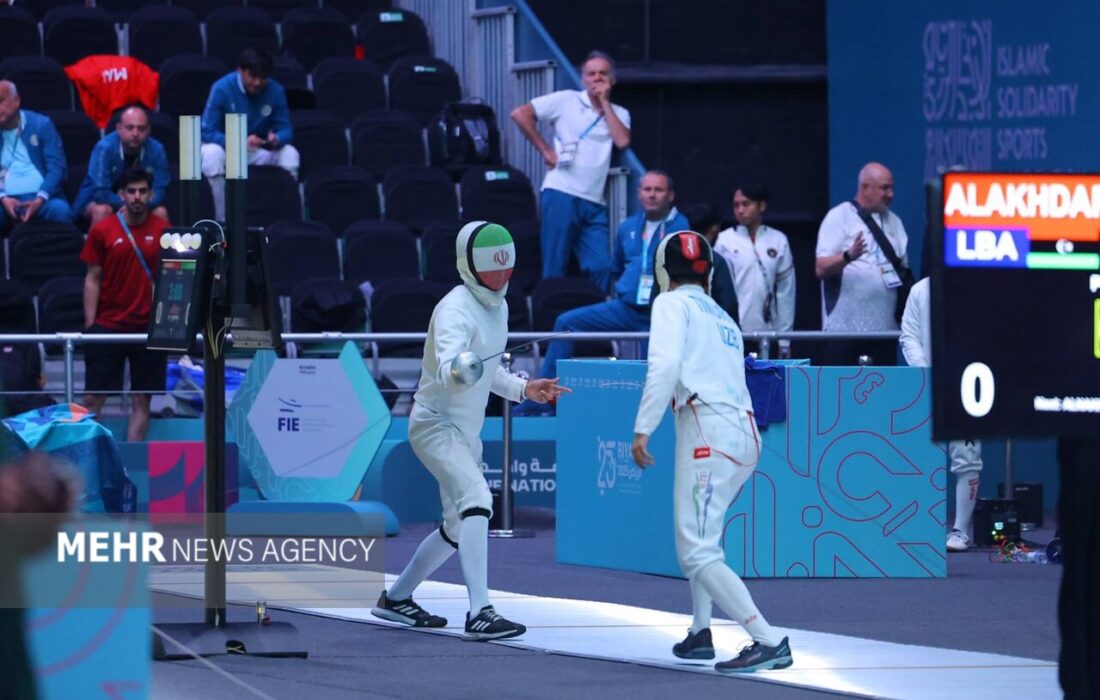 شمشیربازان اسلحه اپه به مرحله حذفی راه یافتند