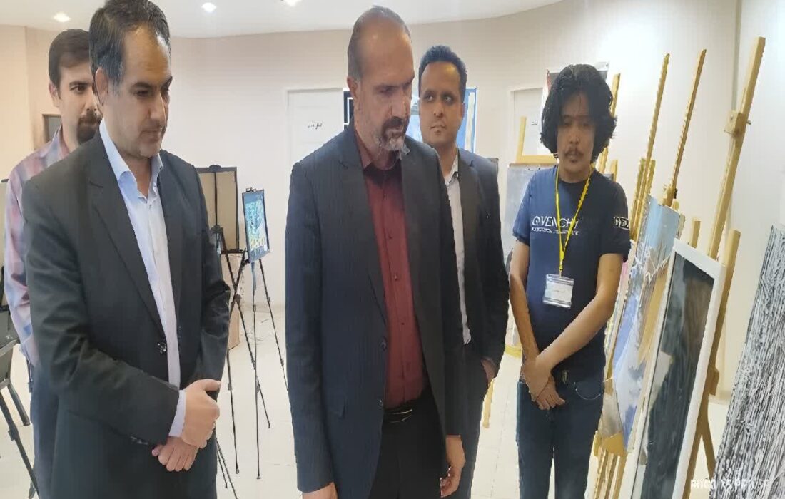 اختتامیه نمایشگاه هنرهای تجسمی گچساران با نمایش ۶۰ اثر فاخر برگزار شد