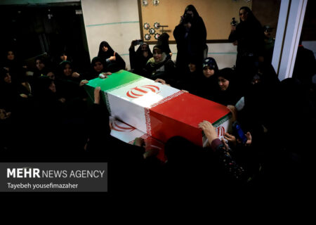 استقبال باشکوه از شهدای گمنام در نهمین اجلاسیه عقیله‌النساء در رشت