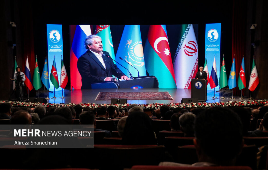 اختتامیه نخستین اجلاس استانداران کشورهای حاشیه خزر در رشت
