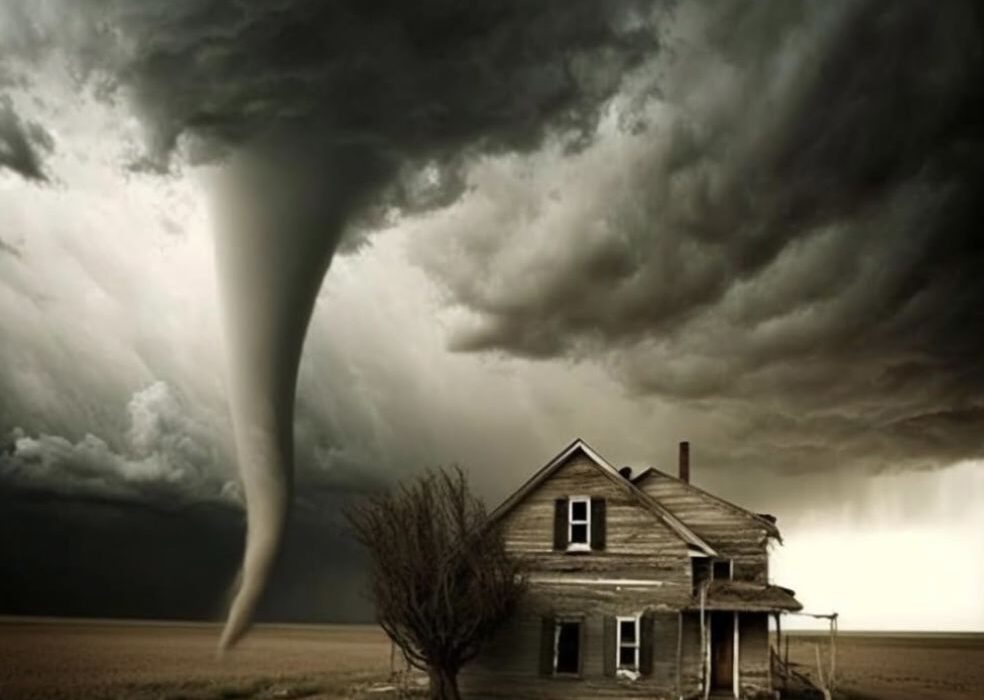 تعبیر خواب گردباد: معنای پنهان طوفان در رویاهای شما