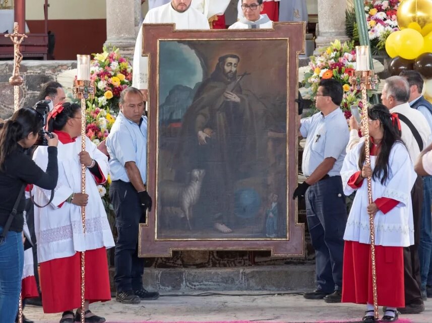 نقاشی مسروقه به کلیسا بازگشت