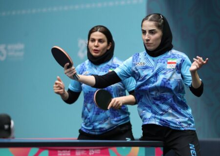 قهرمانی تیم پینگ‌پنگ زنان ایران در بازی‌های کشورهای اسلامی