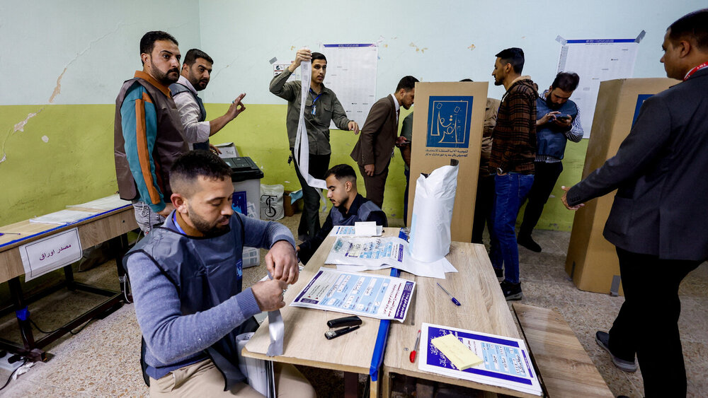 مطابقت ۱۰۰درصدی نتایج شمارش دستی آرای انتخابات عراق با نتایج الکترونیکی